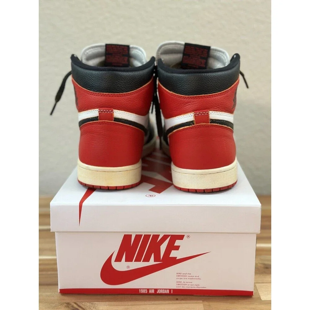 Size 11 - Nike Air Jordan 1 Retro OG 'Custom' 'Black Toe' - 555088-161